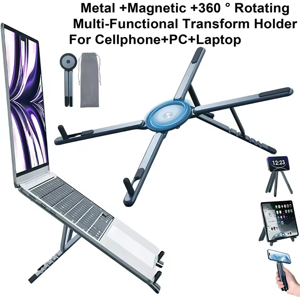 Selfie Stick Tripod - Support de téléphone magnétique pliable 3