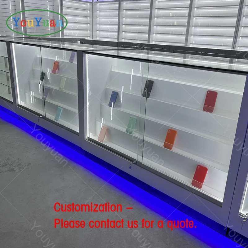 Phone Accessories Shop Design - Comptoir de Présentation Personnalisé pour Téléphones