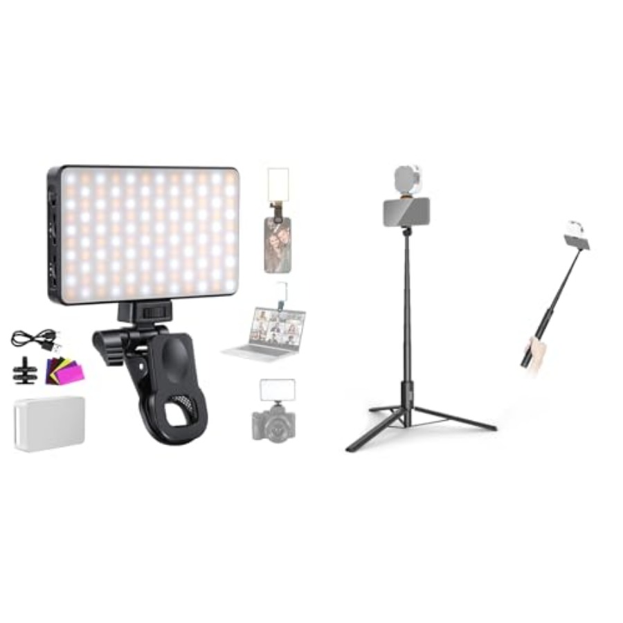 Selfie Stick Tripod - Lampe LED pour selfie Basics BL120B