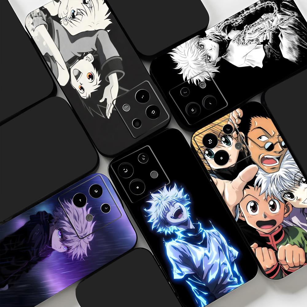 Xiaomi Redmi Note 14 - Coque de téléphone Anime h-hunter k-killua,