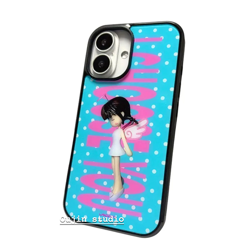 Phone Accessories For Girls - Coque de téléphone coréenne à pois