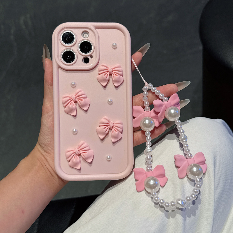Coque de téléphone rose avec c - Phone Accessories For Girls avis et prix