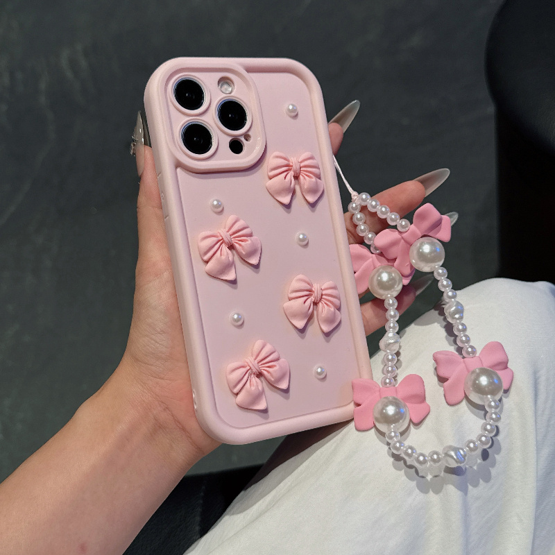 Coque de téléphone rose avec c - Phone Accessories For Girls avis et prix