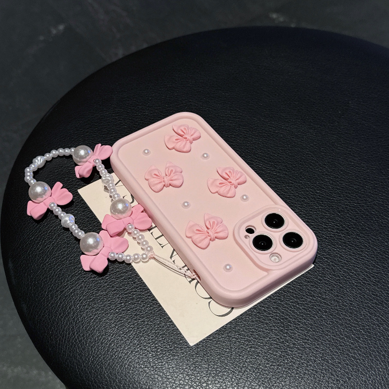 Coque de téléphone rose avec c - Phone Accessories For Girls avis et prix