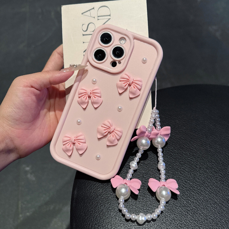 Coque de téléphone rose avec c - Phone Accessories For Girls avis et prix
