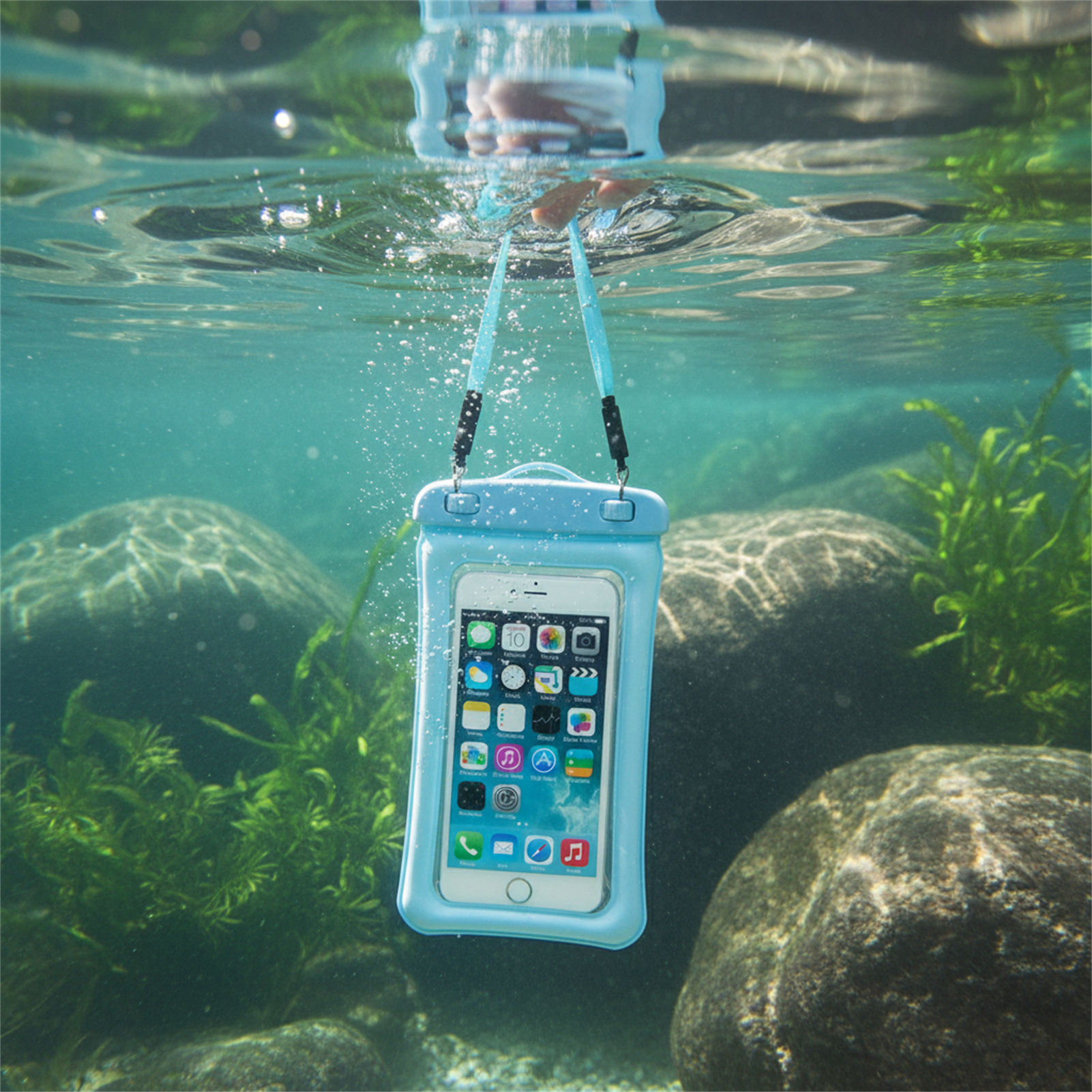 Sac de téléphone étanche bleu  - Phone Accessories Organizer avis et prix