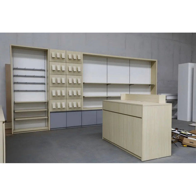 Meuble de présentation moderne - Phone Accessories Shop Design avis et prix
