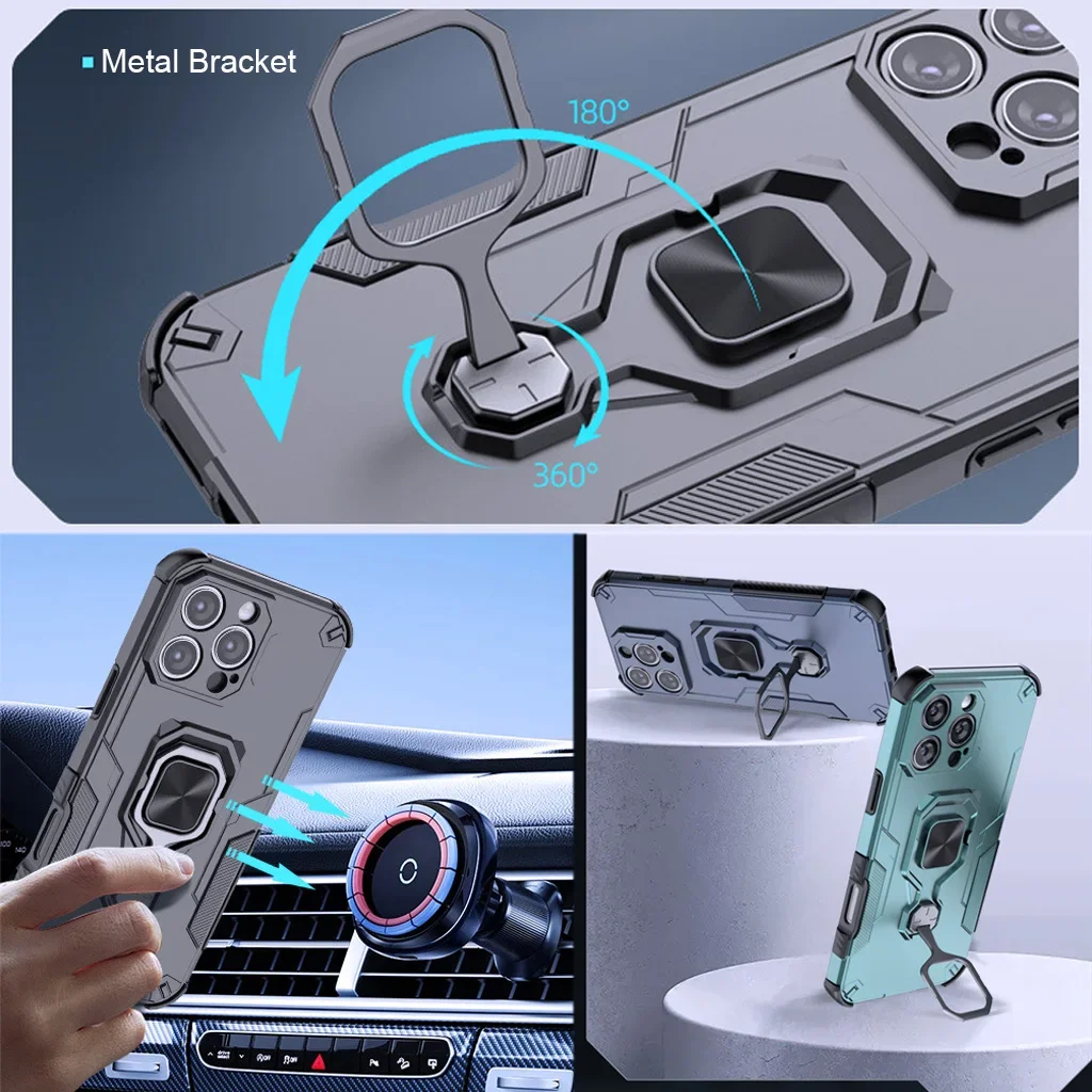 Étui avec support en métal pou - Phone Accessories Online Store avis et prix