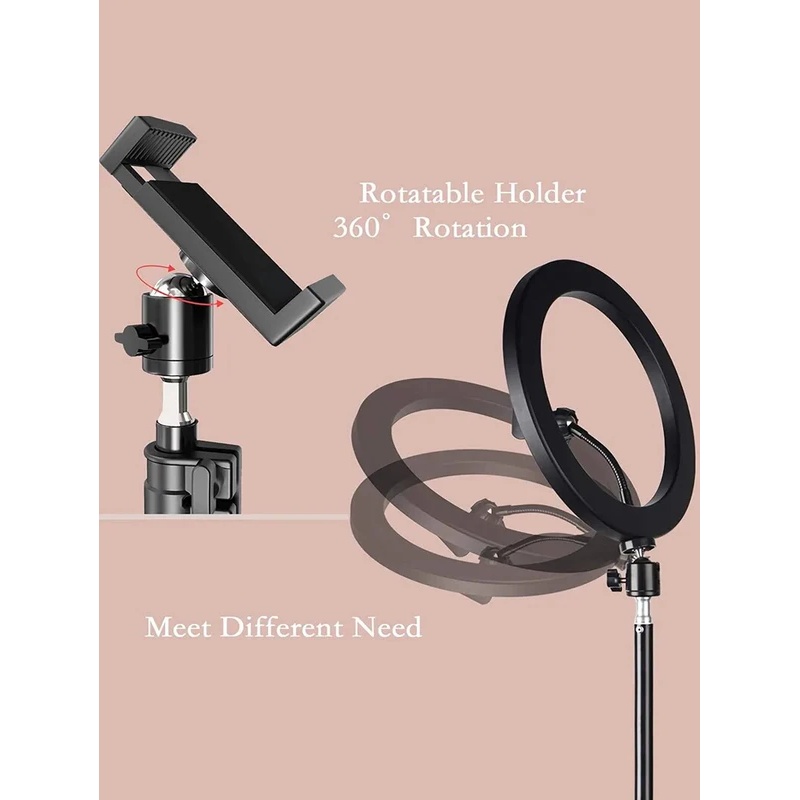 Anneau lumineux Desiontal 26 c - Selfie Stick Tripod avis et prix