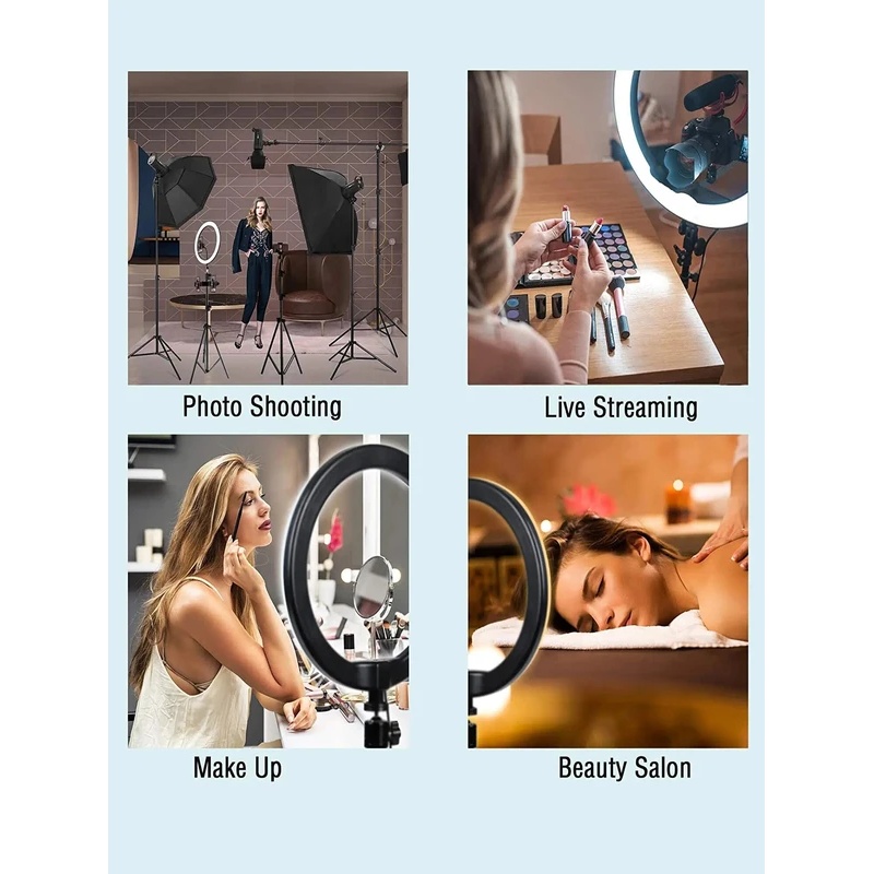 Anneau lumineux Desiontal 26 c - Selfie Stick Tripod avis et prix