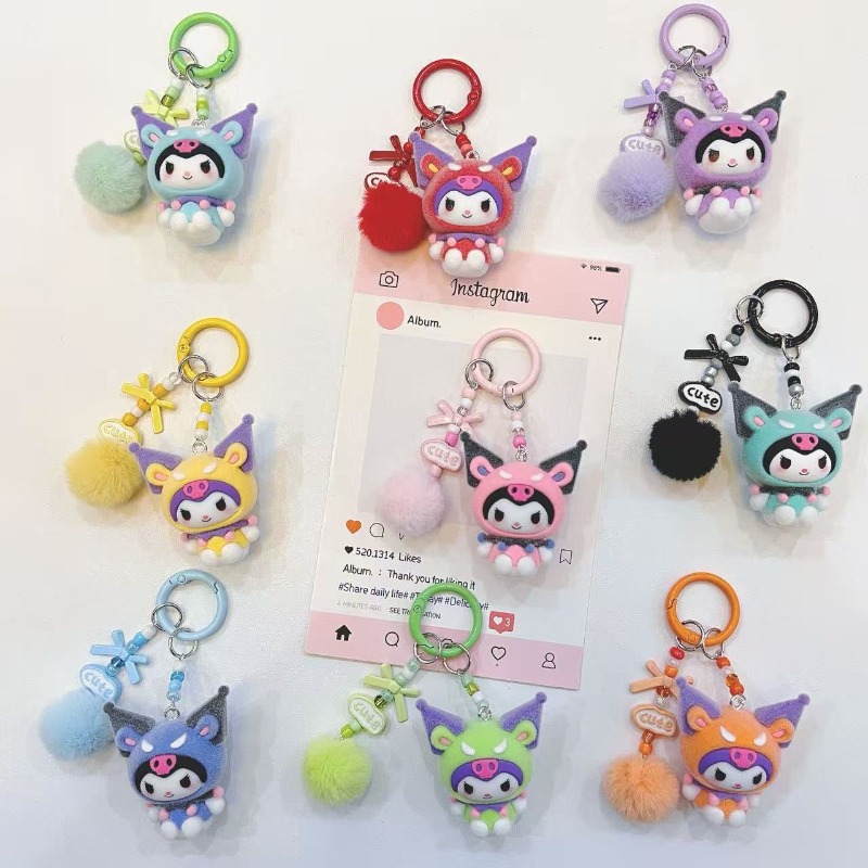 Porte-clés en résine Kuromi te - Phone Accessories For Teens avis et prix