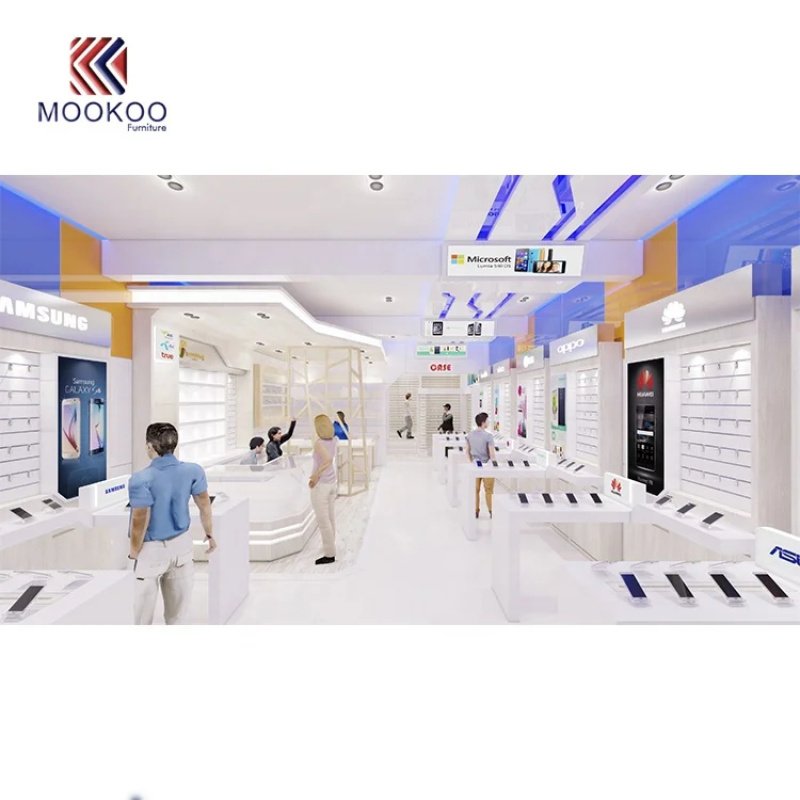 Présentoirs de magasin de télé - Phone Accessories Shop Design avis et prix