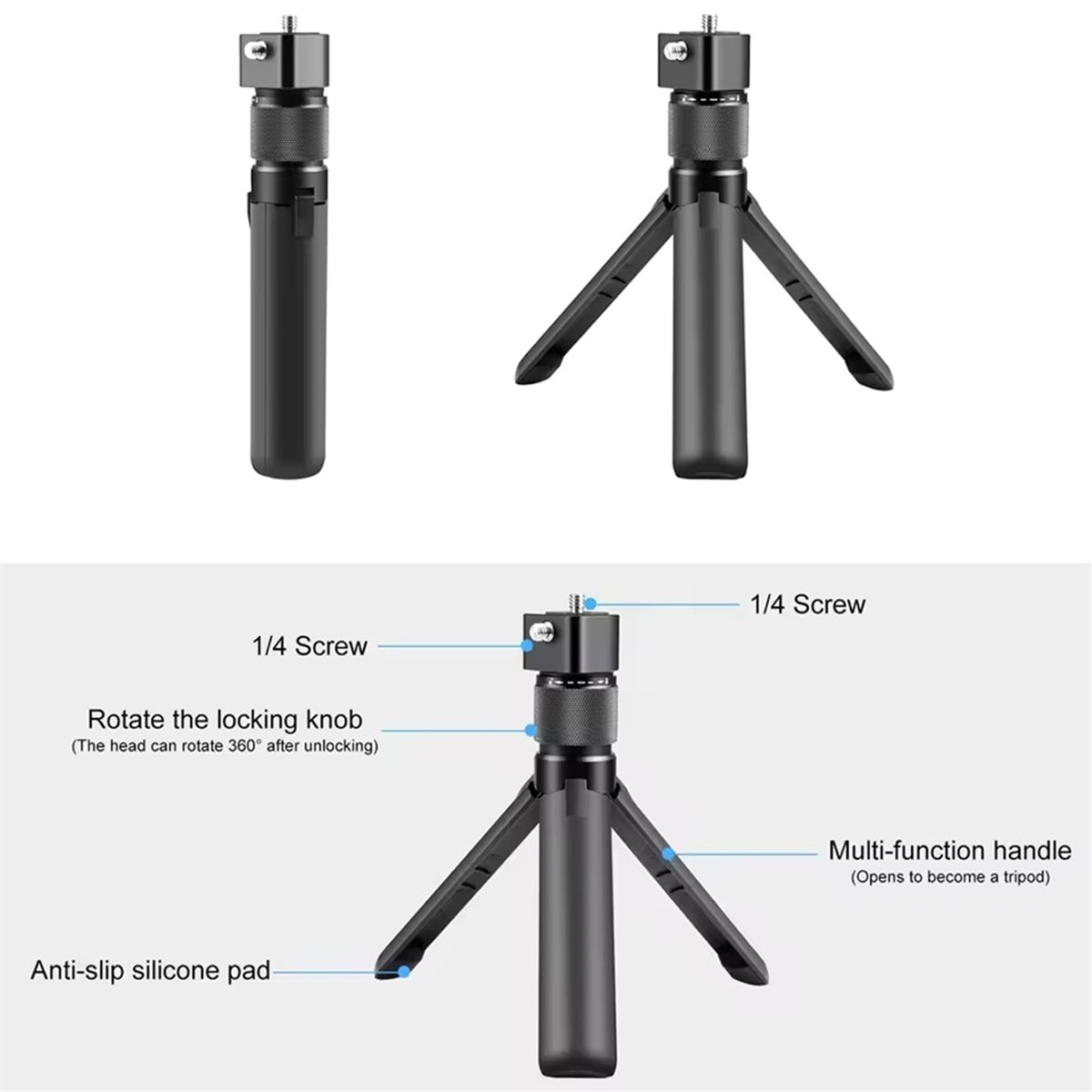 Support de trépied de bureau r - Selfie Stick Tripod avis et prix