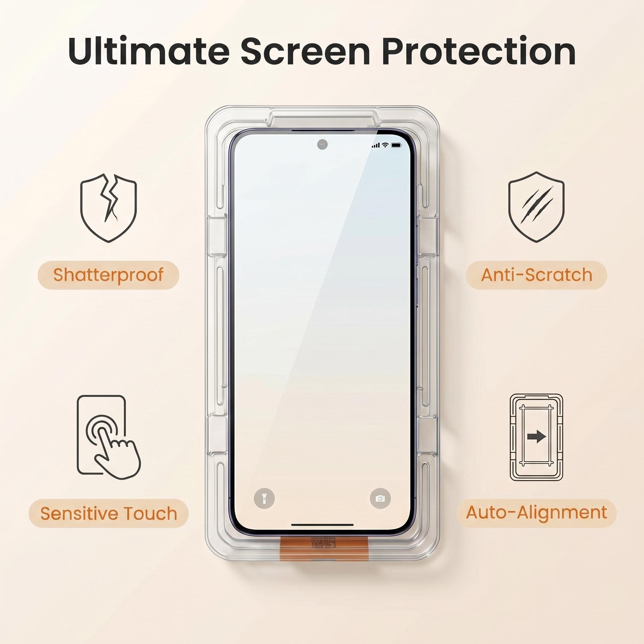 Lot de 2 verres trempés 4K san - Phone Accessories Online Store avis et prix