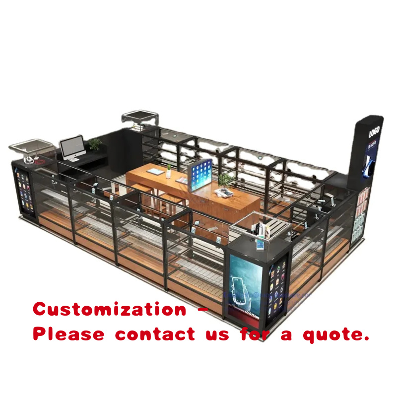 Présentoirs personnalisés en v - Phone Accessories Shop Design avis et prix