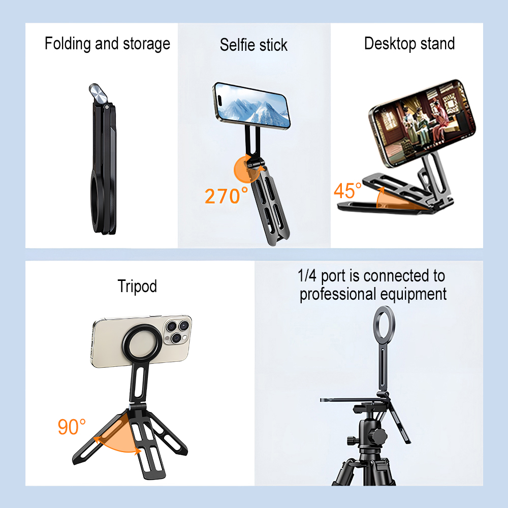 Support magnétique pour téléph - Selfie Stick Tripod avis et prix